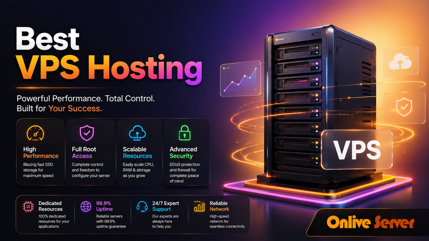 Create your Online Business with Best VPS Hosting – OnliveServer