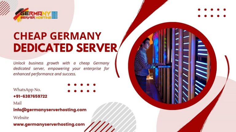 Cheap Germany Dedicated Server Contribution to the Development of a Business
